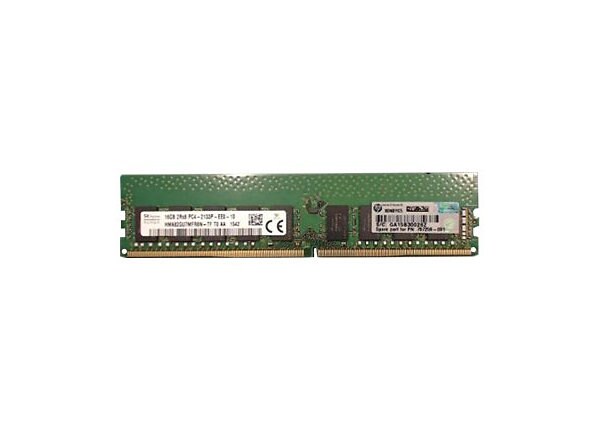 HPE - DDR4 - 16 GB - DIMM 288-pin - unbuffered