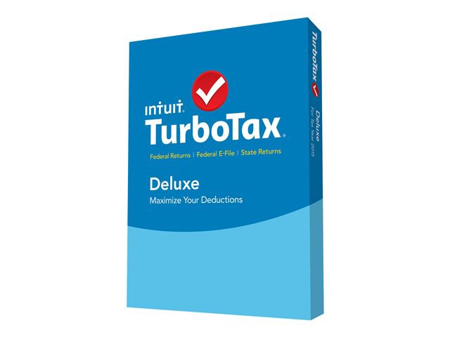 TurboTax Deluxe for Tax Year 2015 - box pack