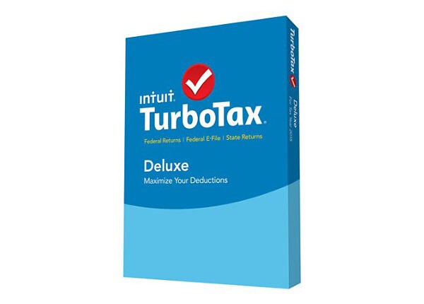TurboTax Deluxe for Tax Year 2015 - box pack