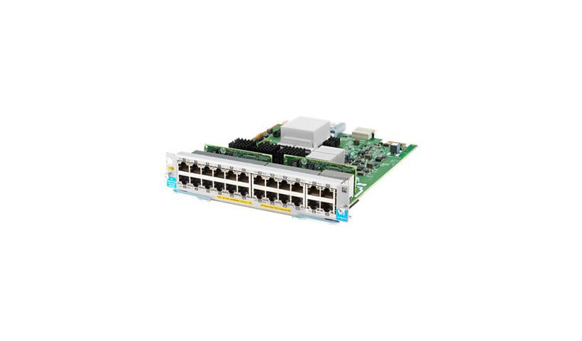 HPE - module d'extension - Gigabit Ethernet (PoE+) x 20 + 1/2.5/5/10GBase-T (PoE+) x 4