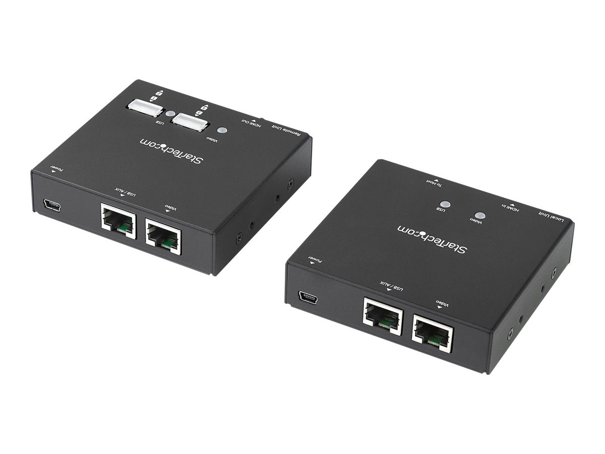 Thumbnail 5 of 11 for StarTech.com HDMI over CAT6 Extender with 4-port USB Hub, Remote HDMI over CAT5 or CAT6, 165 ft (50m), 1080p, TAA