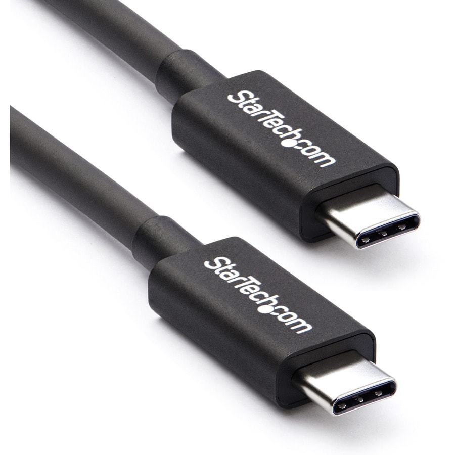 StarTech.com 2m (6.6ft) Thunderbolt 3 Cable, 20Gbps, 100W PD, 4K Video, Thu