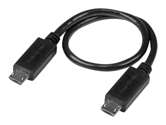 StarTech.com 8in USB OTG Cable - Micro USB to Micro USB - M/M