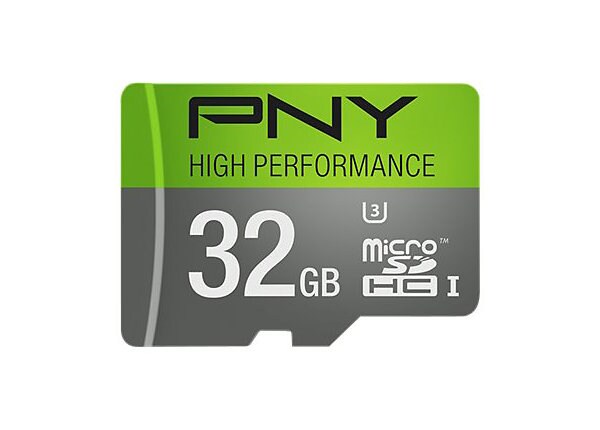 PNY High Performance - flash memory card - 32 GB - microSDHC UHS-I