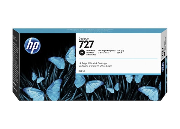 HP 727, (F9J79A) Photo Black Original Ink Cartridge HP 727, (F9J79A) Photo Black Original Ink Cartridge