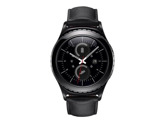 Samsung Gear S2 Classic - black - smart watch with band black - 4 GB