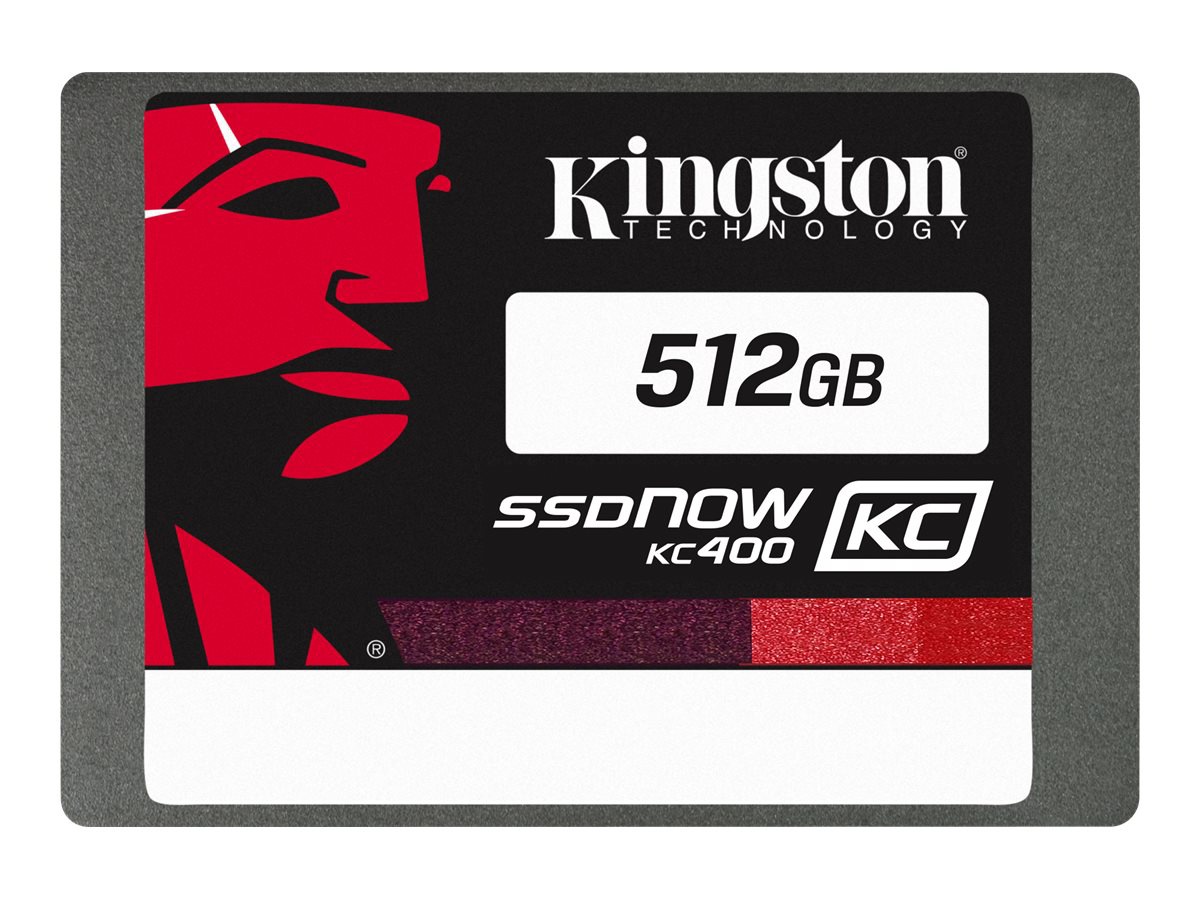 Kingston SSDNow KC400 Upgrade Bundle Kit - solid state drive - 512 GB - SATA 6Gb/s