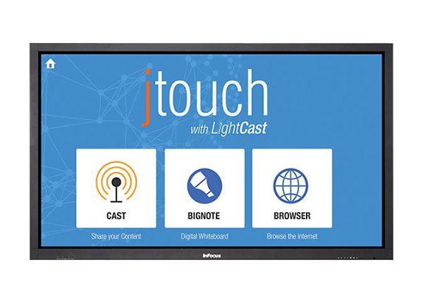 InFocus JTouch with LightCast INF6501cp 65" LED display