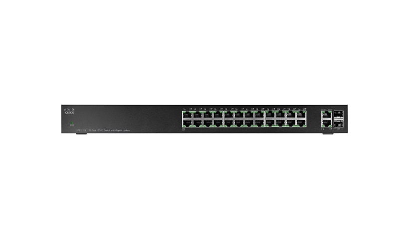 Cisco Small Business SF112-24 - switch - 24 ports - unmanaged - rack-mounta
