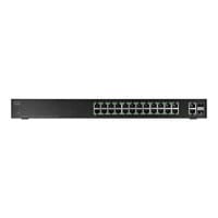 Cisco Small Business SF112-24 - switch - 24 ports - unmanaged - rack-mounta