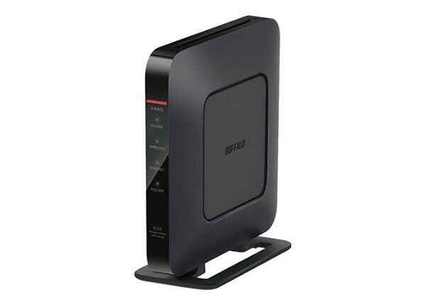 BUFFALO AirStation DD-WRT NXT Series N600 - wireless router - 802.11a/b/g/n - desktop