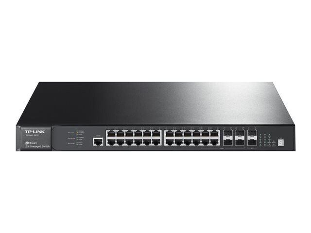 TP-LINK JetStream T2700G-28TQ - switch - 28 ports - managed - desktop, rack-mountable