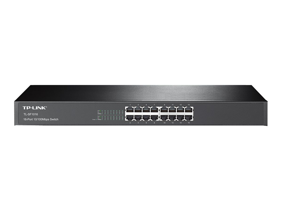 TP-LINK 16PT 10/100 RACKMOUNT SWITCH