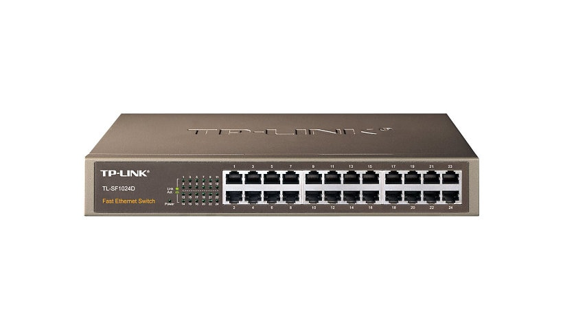 TP-LINK TL-SF1024D - 24 Port 10/100Mbps Fast Ethernet Switch