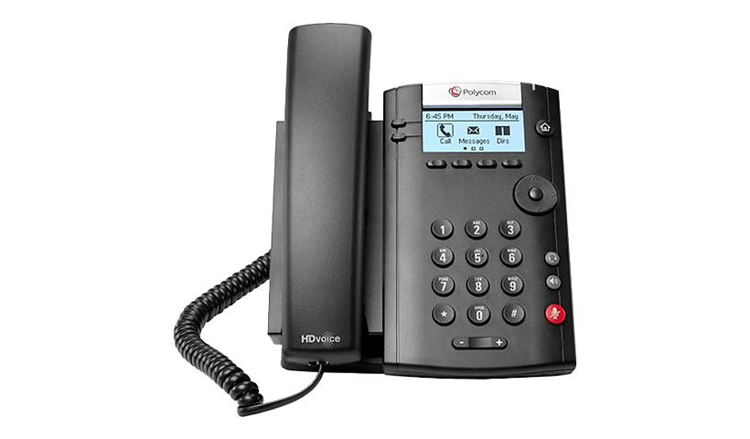 Poly VVX 201 - téléphone VoIP - (conférence) à trois capacité d'appel