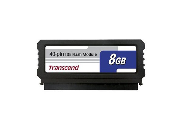 Transcend IDE Flash Module Vertical - solid state drive - 8 GB - IDE