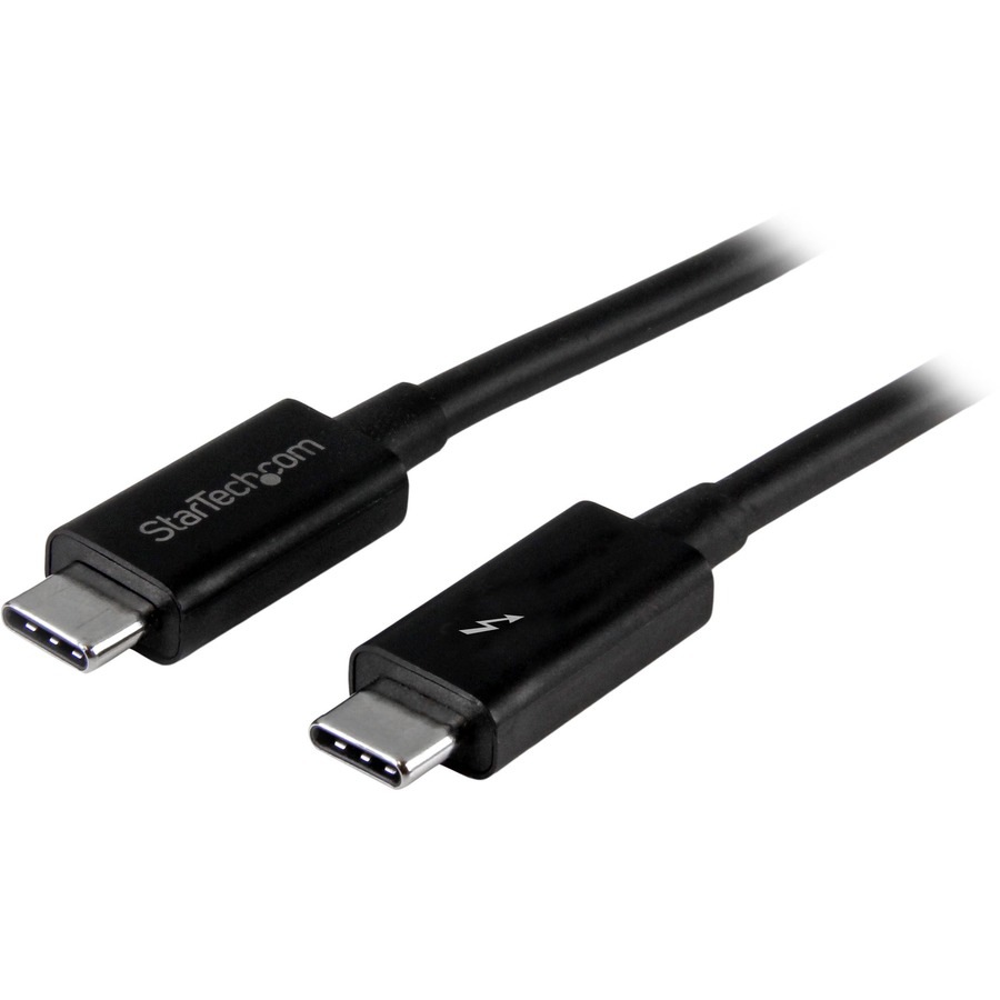 StarTech.com 1m (3.3ft) Thunderbolt 3 Cable, 20Gbps, 100W PD, 4K Video, Thunderbolt-Certified, Compatible w/ TB4/USB