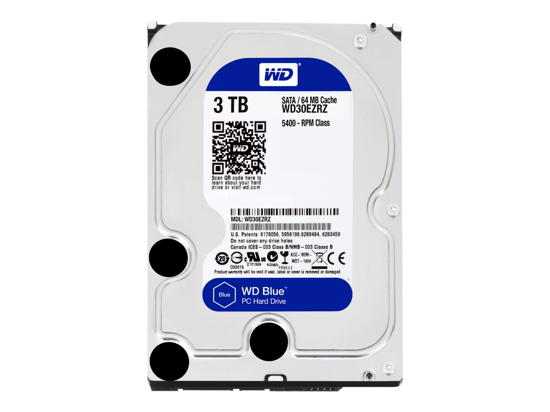 WD Blue WD30EZRZ - hard drive - 3 TB - SATA 6Gb/s