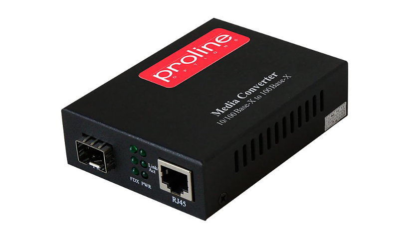 Proline - fiber media converter - 10Mb LAN, 100Mb LAN