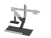 Humanscale QuickStand Lite mounting kit - for monitor / keyboard - black