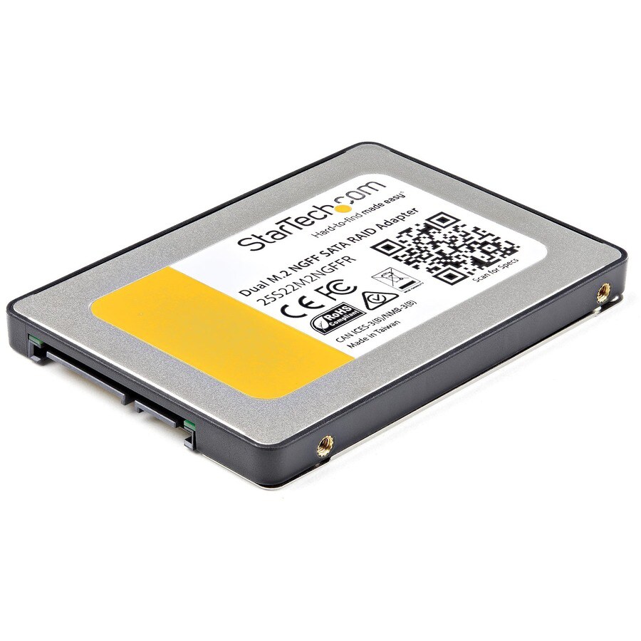 StarTech.fr Adaptateur SSD M.2 NGFF vers SATA - Convertisseur de