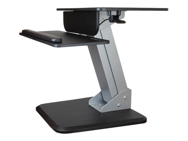 StarTech.com Sit to Stand Workstation with One Touch Height Adjustment ...