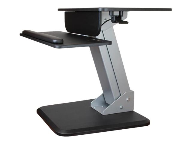 StarTech.com Sit Stand Desk Converter Workstation with One Touch Adjustment