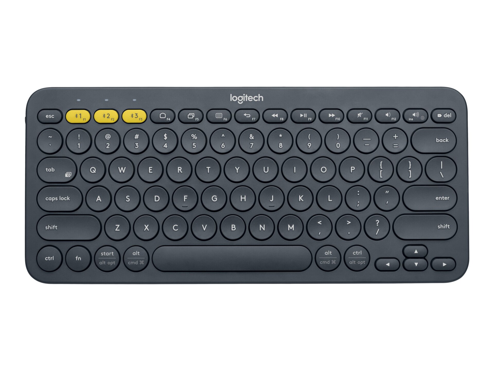 K380 Multi-Device Bluetooth Keyboard - keyboard - black - 920-007558 - -