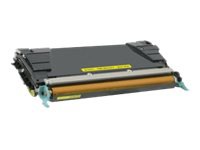Clover Remanufactured Toner for Lexmark C520/C522/C524, 5,000 page yld Ylw