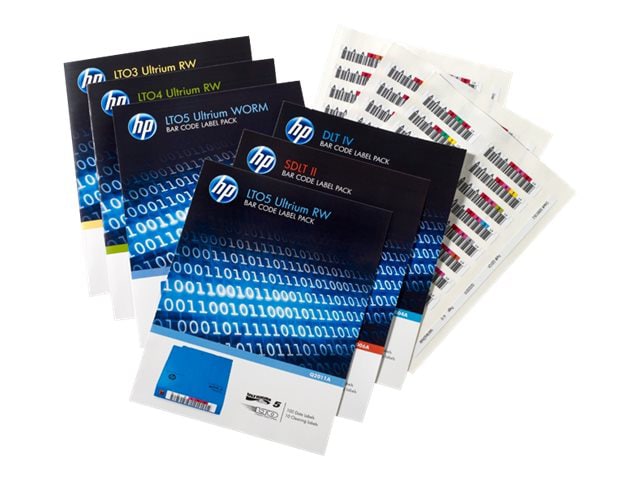 HPE RW Bar Code Label Pack - barcode labels