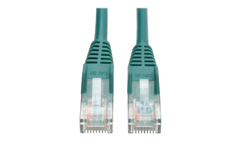 Eaton Tripp Lite Series Cat5e 350 MHz Snagless Molded (UTP) Ethernet Cable (RJ45 M/M), PoE - Green, 10 ft. (3.05 m) -