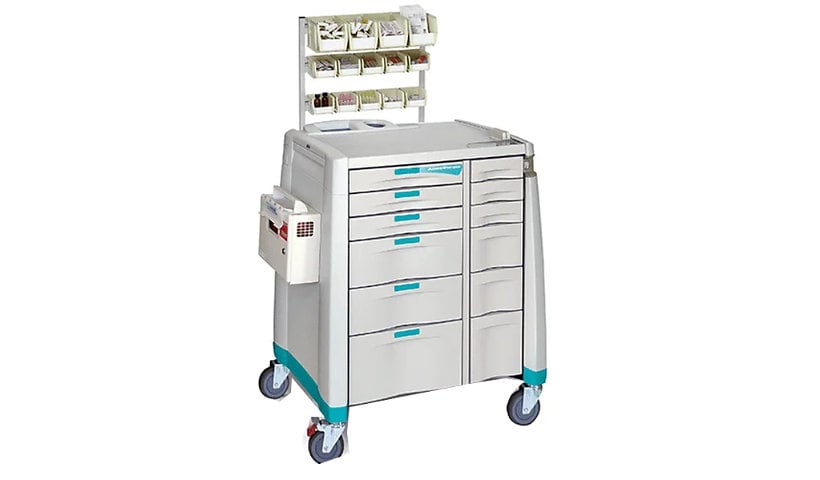 Capsa Healthcare Avalo ACM 10 High Anesthesia Cart with Automatic Re-Locking System