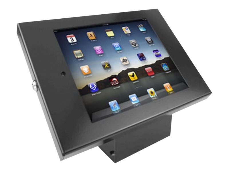 Compulocks Full Jacket 45° - iPad 9.7" Wall Mount / Counter Top Kiosk - Black - stand