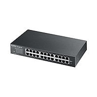 Zyxel GS-1100-24E - switch - 24 ports - unmanaged - rack-mountable