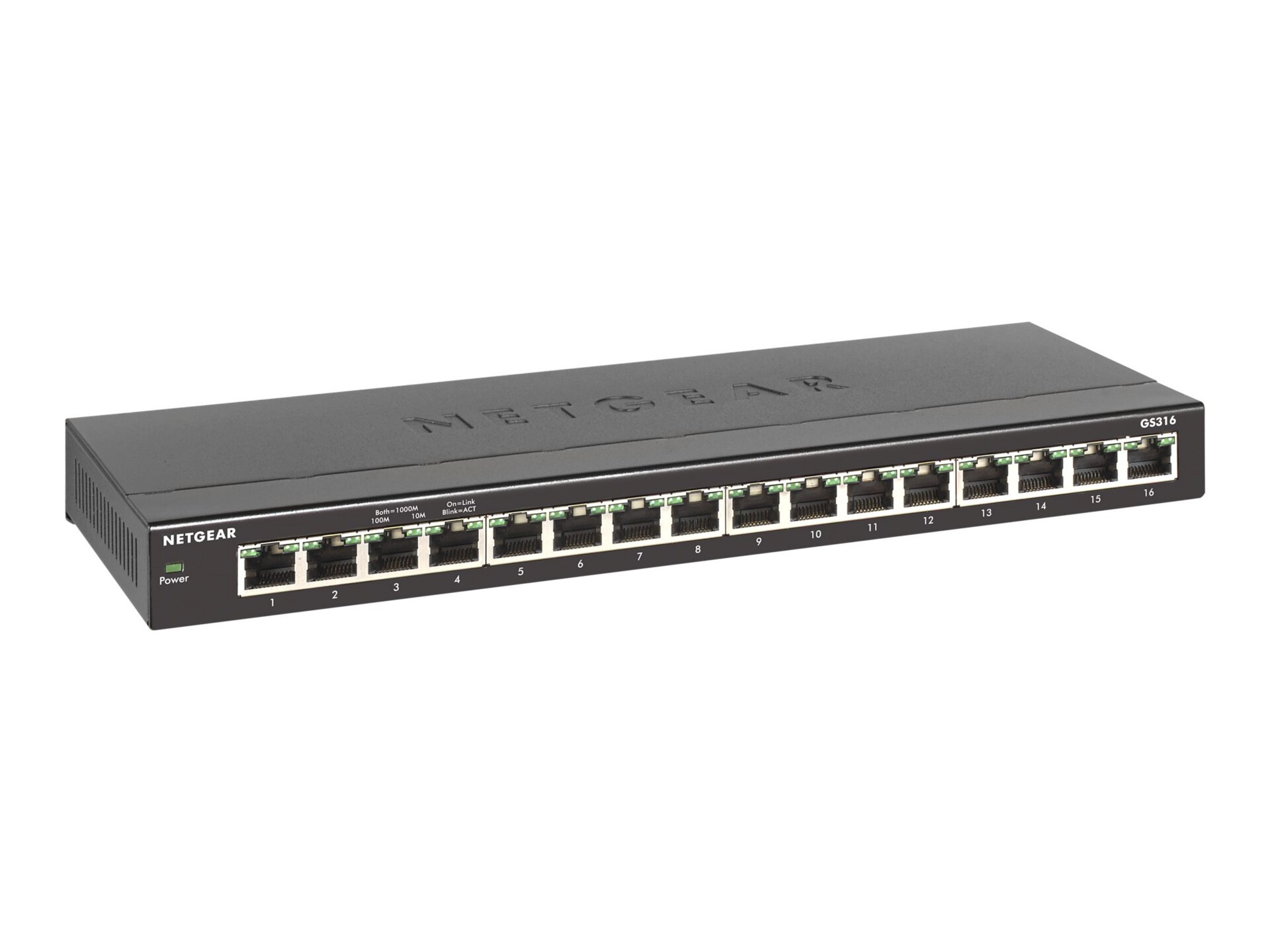 NETGEAR 16-Port Gigabit Ethernet Unmanaged Switch, Desktop (GS316)