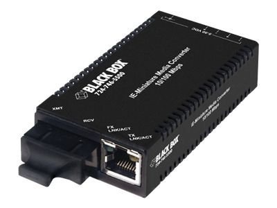 Black Box Industrial MultiPower Media Converter - fiber media converter - Ethernet, Fast Ethernet