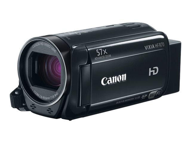 Canon VIXIA HF R70 - camcorder-storage