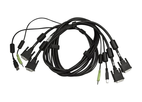 AVOCENT 6FT 2-DVI-I/1-USB/1-AUD KVM
