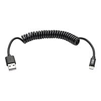 Tripp Lite Lightning to USB Sync/Charge 1ft Coiled 4ft Extended iPhone iPad