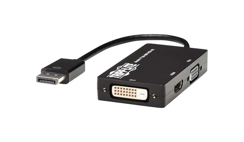Tripp Lite DisplayPort to VGA / DVI / HDMI 4K x 2K @ 24/30Hz Adapter Converter - video converter