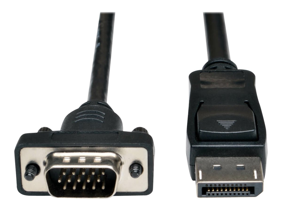 Thumbnail 3 of 5 for Eaton Tripp Lite Series DisplayPort 1.2 to VGA Active Adapter Cable (DP with Latches to HD15 M/M), 3 ft. (0.9 m), TAA