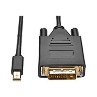 Eaton Tripp Lite Series Mini DisplayPort 1.2 to DVI Active Adapter Cable (M/M), 1080p, 3 ft. (0.9 m) - display cable - 3