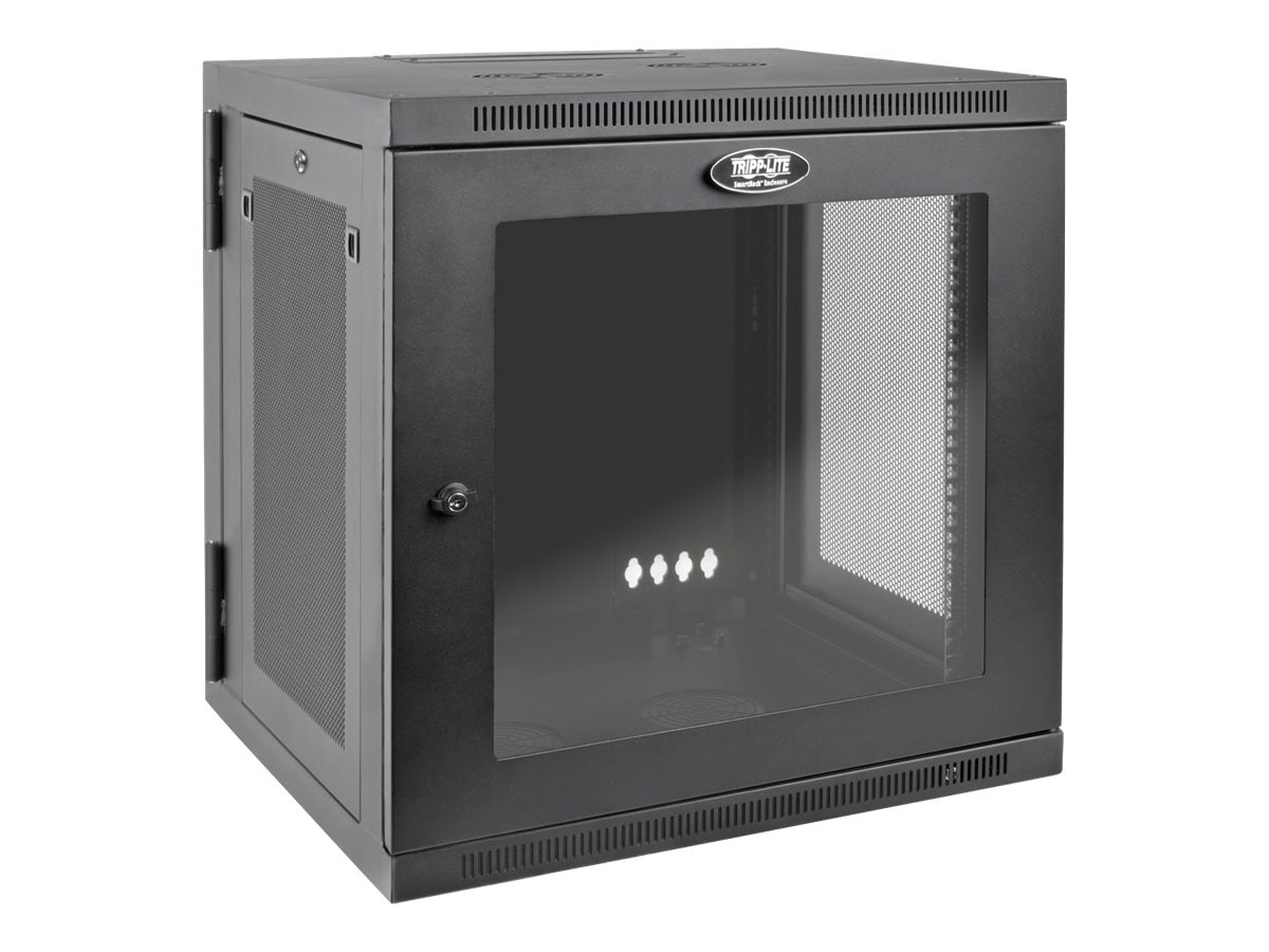 Tripp Lite 12U Wall Mount Rack Enclosure Server Cabinet Hinged Deep Acrylic Window - rack - 12U