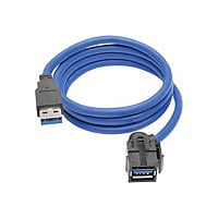Tripp Lite 3ft USB 3.0 Superspeed Keystone Jack Type-A Extension Cable M/F 3' - USB extension cable - USB Type A to USB