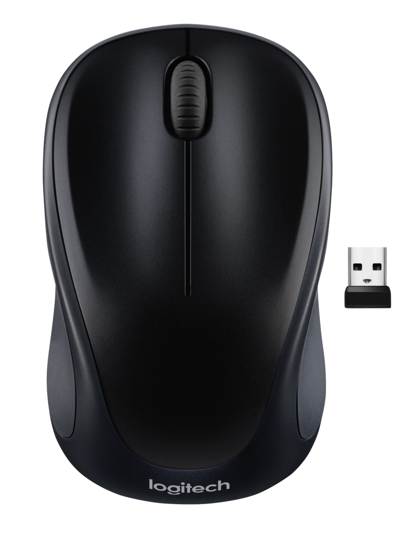 Logitech M317 - mouse - 2.4 GHz - black