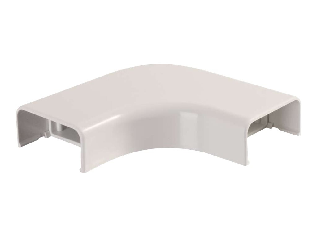 C2G Wiremold Uniduct 2900 Bend Radius Compliant Flat Elbow - Fog White - ca