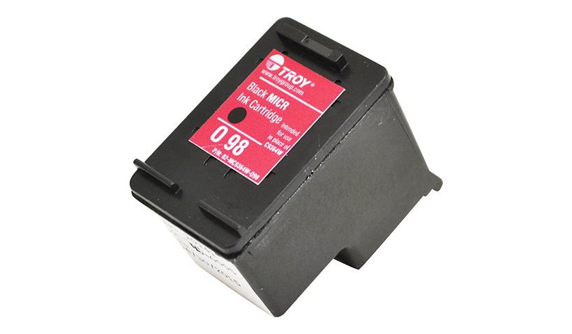 TROY - black - MICR ink cartridge (alternative for: HP 98)