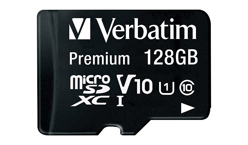 Verbatim Premium - flash memory card - 128 GB - microSDXC UHS-I