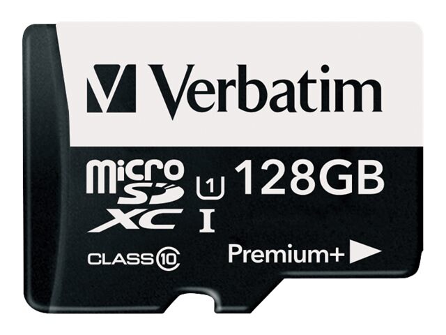 Verbatim PremiumPlus - flash memory card - 128 GB - microSDXC UHS-I