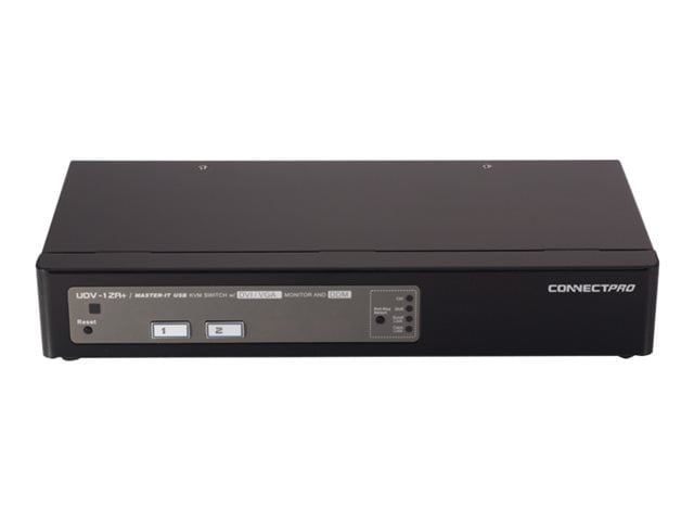 ConnectPRO UDV-12A-PLUS-KIT - KVM / audio / USB switch - 2 ports - desktop